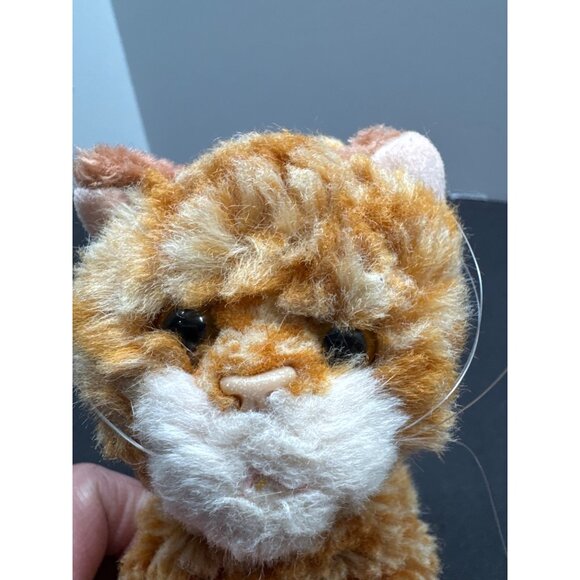 Whiskers Plush Orange Cat Stuffed Animal Soft Toy 8" Adorable Furry Kitten By Ru - Picture 5 of 5